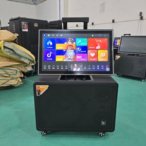 10 Inch Loa Karaoke Mô Hình Mới Nhà Bằng Gỗ Lớn Loa Stereo Tư Nhân Chuyên Nghiệp Hộp Không Dây Loa Thông Minh Với Màn Hình - Product Image 5