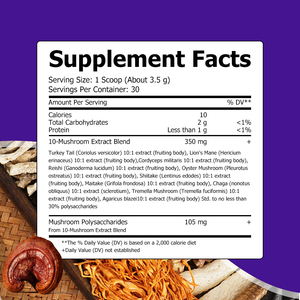 High Quality Matcha Mushroom 10 Mushroom Extract Blend Collagen Increased Immunity Energy Supplement Matcha Energy Powder - Product Image 2