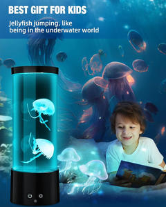 Led Kwallen Sfeerlamp 17 Kleur Veranderende Elektrische Ronde Kwallen <span class=keywords><strong>Aquarium</strong></span> Lava Lamp Jelly Fish Nachtlampje - Product Image 5