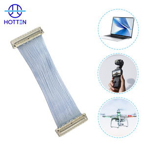 Hotten Ultra Fine 42AWG 60 Pin 0.4mm Pitch IP-EX 02680 Micro Coax <strong>LVDS</strong> <strong>Cable</strong> for Medical Display - Product Image 1