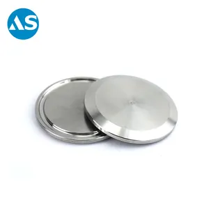 SS304 SS316L 3A End Cap Sanitary Stainless Steel Ferrule Solid End Cap