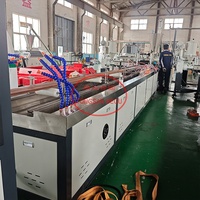 Machine d'extrusion de panneaux de décoration extérieurs en WPC HDPE en plastique recyclé pour terrasses, murs, clôtures, bancs et pavillons TONGSANHEGU