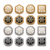 Bouton-pression en métal Zamak 12 mm personnalisé avec logo de marque APEX Button Factory, OEM ODM, bouton-pression de luxe pour Kandura Jubba