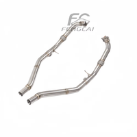 Tuyau d'échappement avant SS304 pour Audi SQ5 3.0T 2017-2024, système de course pour amélioration de puissance