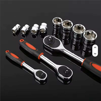 Jeu de douilles et de tournevis Torx 121 pièces pour réparation et entretien automobile, 1/2" 3/8" 1/4", en coffret rigide, ODM OEM, fourni par l'usine