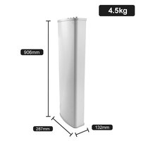 Antenne de station de base extérieure, répéteur radio Wi-Fi, gain élevé 14dBi, 4 bandes GPS 2.4G 5.2G, antenne sans fil personnalisée verticale 4.5kg