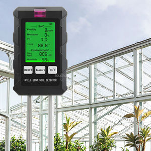 LED 대형 스크린 디스플레이 6-in-1 토양 양분 감지기 Ph/수분/온도 측정기 습도/다산/햇빛 감지 OEM - Product Image 4