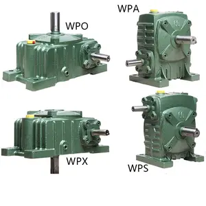 WPA40 WPS40 WPX40 redução worm gear 1:10 /15/30 wpa caixa de velocidades caixa de engrenagens da série WP wpx