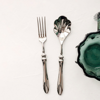 Couteau de haute qualité fourchette cuillère de qualité alimentaire miroir polissage couverts en acier inoxydable argenterie ensembles de couverts de luxe