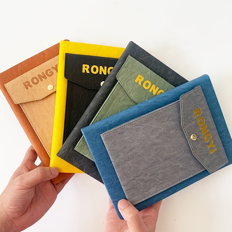 <strong>2026</strong> Luxury Leather Sewing Binding A5 <strong>Notebook</strong> Planner Journal Hardcover Big Pocket New Design Diary with Custom Logo