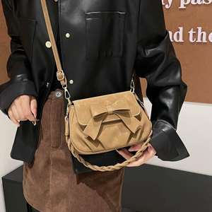 Nouveau sac à bandoulière style jeune fille coréen, sacoche sous le bras avec nœud, très tendance - Product Image 3