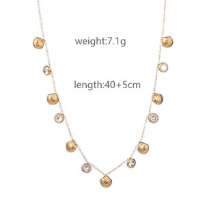 Gargantilla de Acero Inoxidable Chapada en Oro para Mujer - Estilo Moderno de Miami - Product Image 3