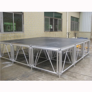 Escenario de aluminio móvil de concierto interior ajustable en altura - Product Image 5