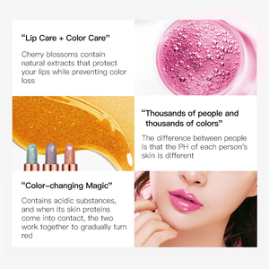 Personnalisé <span class=keywords><strong>étoilé</strong></span> brillant gelée <span class=keywords><strong>rouge</strong></span> à lèvres chaud changement de couleur mignon rose fille étudiant maquillage hydratant <span class=keywords><strong>rouge</strong></span> à lèvres - Product Image 5