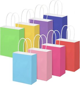 Bolsas de Papel Kraft Biodegradables y Ecológicas Orientadas a los Regalos, para Envolver Regalos, Servicio de Boutique, Uso Festivo, Empaque Diario de Regalos - Product Image 1