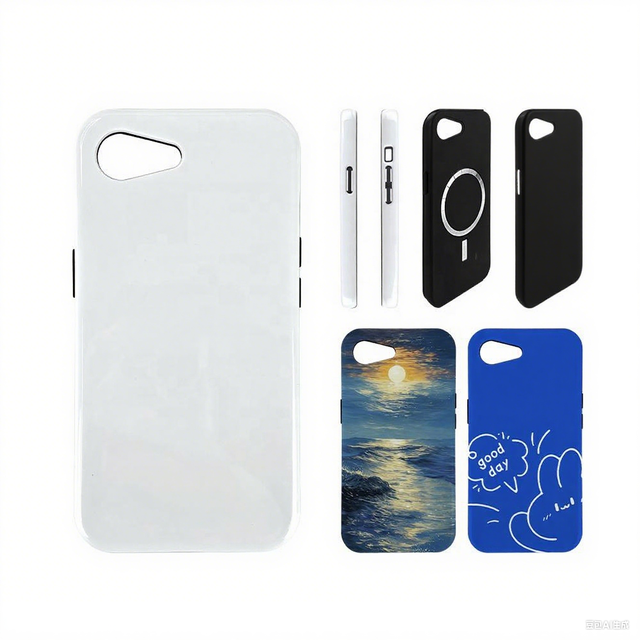 Funsub Caseblanks Wholesale 3D 2 in 1 Coated for iPhone 16 17 Blank Sublimation Phone Case Custom Print Magnet Protective Case