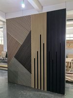 Panneaux acoustiques décoratifs en MDF de haute qualité, panneaux absorbants pour murs, grille insonorisante