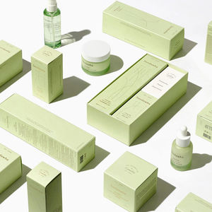 Caja de cartón en relieve personalizada cuidado de la piel embalaje sostenible cajas de papel de lujo con logotipo <span class=keywords><strong>para</strong></span> cajas de cosméticos de loción - Product Image 1