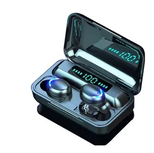 F9-5c 5.0 Tws Earphone Nirkabel Game Olahraga Tahan Air Earbud HiFI Stereo Musik untuk iPhone iPad Android