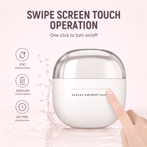 Mini Depiladora Eléctrica Recargable USB para Mujer, IPX7 Lavable, Depiladora <span class=keywords><strong>de</strong></span> Lámina Doble, Depiladora Corporal <span class=keywords><strong>de</strong></span> Viaje para Mujer - Product Image 4
