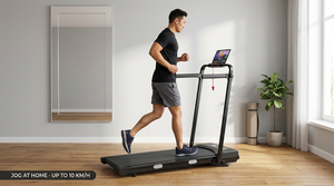 Caminadora Eléctrica <span class=keywords><strong>Plegable</strong></span> Inteligente de 1.5HP, Máquina para <span class=keywords><strong>Correr</strong></span> Debajo del Escritorio, Pantalla LED, Doble Voltaje 110V 220V, Gimnasio en Casa - Product Image 3