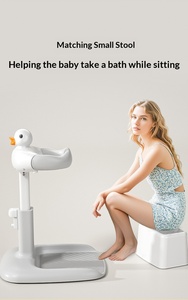New PP <b>Baby</b> <b>Bath</b> Racks Anti-Crush Adjustable Height <b>Baby</b> <b>Bath</b> Tub Cartoon Non-slip Shower <b>Stand</b> for Toddlers - Product Image 3