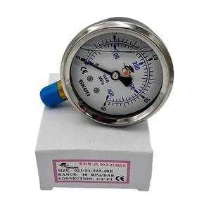 เกจวัดแรงดันพิเศษสำหรับเครื่องฉีดพลาสติก 7 10 16 25 40Mpa/BAR PT1/4 - Product Image 5