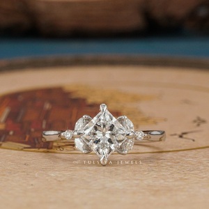 Anillos de diamantes de joyería fina diseñados con diseños artísticos únicos y diamantes de calidad premium para un toque de lujo. - Product Image 1