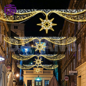 <b>Outdoor</b> Decorative Cross Street Motif <b>Light</b> Factory Christmas Displays Street <b>Outdoor</b> <b>Hanging</b> Led <b>Light</b> - Product Image 2