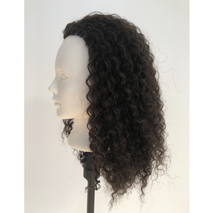 Mannequin <span class=keywords><strong>de</strong></span> tête d'entraînement <span class=keywords><strong>de</strong></span> <span class=keywords><strong>cheveux</strong></span> humains bouclés pour femmes pour la modélisation <span class=keywords><strong>de</strong></span> style <span class=keywords><strong>de</strong></span> tressage <span class=keywords><strong>de</strong></span> <span class=keywords><strong>coupe</strong></span> <span class=keywords><strong>de</strong></span> <span class=keywords><strong>cheveux</strong></span>-<span class=keywords><strong>cheveux</strong></span> naturels - Product Image 2