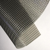 Bâche ignifuge antistatique 100% polyester 1200G 1000D*1000D légère, transparente, en maille, imperméable et antibactérienne