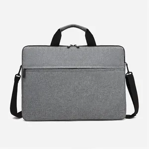 Hot Selling Waterproof Nylon Laptop Briefcase Black Laptop Shoulder Messenger Bag For Men