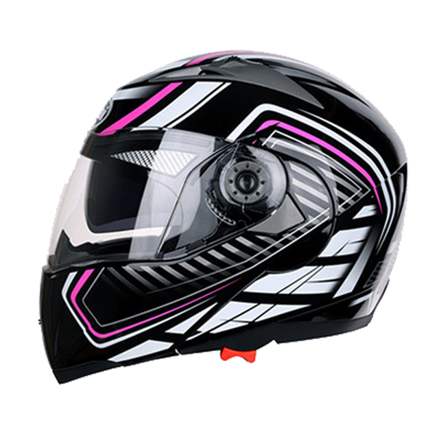Modular Dual Lens Flip up Motorcycle Helmet Motorbike Motocross Moto Helmet Crash Full Face Helmets Casco Moto Casque