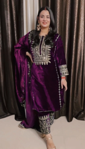 Best Seller Salwar Kameez New Designer Party Wear Look Top Bottom and Dupatta With Heavy Embroidery Sequin Work Kurti Wholesale - Product Image 2