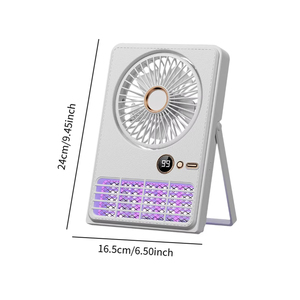 Ventilador de escritorio portátil multifuncional para oficina, dormitorio, pesca - Product Image 6