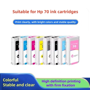 Cartucho de Tinta Compatible con Goosam <span class=keywords><strong>HP</strong></span> 70, Pigmento Completo para Impresoras <span class=keywords><strong>HP</strong></span> Designjet Z2100 Z3100 Z3200 Z5200 Z5400, Modelos HP70 - Product Image 1