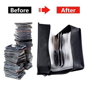 Portefeuille de grande capacité de 400 disques sur mesure, porte-VCD, livret, Album, boîte de <span class=keywords><strong>rangement</strong></span>, <span class=keywords><strong>classeur</strong></span>, <span class=keywords><strong>CD</strong></span>/<span class=keywords><strong>DVD</strong></span>, sacs - Product Image 4