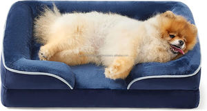 Lit pour animaux de compagnie en gros, canapé pour chien, lit pour chat amovible et lavable, imperméable, chaud pour l'hiver, nid pour animaux de compagnie, canapé pour petits, moyens et grands chiens et chats - Product Image 3