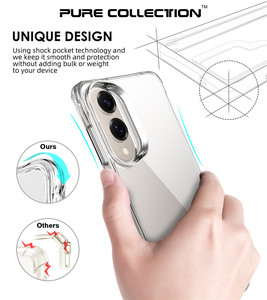 Đối với Samsung Galaxy S25 FE S25 Ultra S24 cộng với S23 S22 S21 trong suốt bìa sau chống sốc mỏng TPU PC rõ ràng lai trường hợp điện thoại - Product Image 6