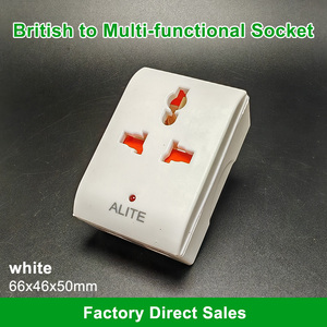 ปลั๊กแปลงไฟแบบพกพา RUIPEIN UK-<span class=keywords><strong>Plug</strong></span> 02 สำหรับเดินทาง ปลั๊กไฟอเนกประสงค์ รองรับกระแสไฟ 13A มีเต้ารับไฟฟ้า 3 ช่อง ผลิตจากวัสดุ PC - Product Image 4