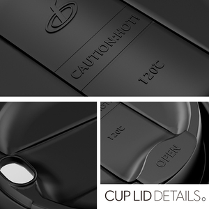 Nắp ly cà phê dùng một lần 90mm, nhựa PP đúc phun, chống rò rỉ, dùng cho ly giấy/nhựa - Product Image 6
