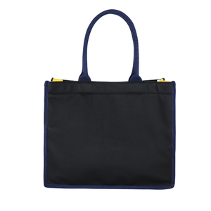 Sac fourre-tout décontracté en nylon pour femme avec fermeture éclair, grande capacité, broderie de logo personnalisé, double poignée, idéal pour l'extérieur, été - Product Image 2