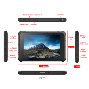 Tablette industrielle Android robuste Offre Spéciale ODM/OEM de 10 pouces avec Wi-Fi IP67 NFC GPS Tablette robuste extérieure pour montage sur véhicule - Product Image 6