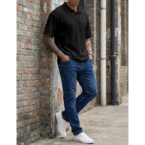 Camisa Polo para Hombre FOXA, Tejido Texturizado, Manga Corta, Transpirable, Informal, para Golf, Verano - Product Image 6