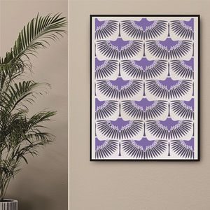 <span class=keywords><strong>Pochoir</strong></span> mural en plastique moderne Art Déco Grue 70*60cm pour bois, meubles, carrelage, tissu, peinture artistique - Product Image 3