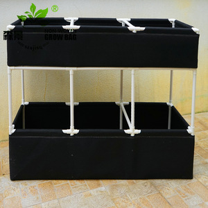 Bac à légumes <span class=keywords><strong>surélevé</strong></span> divisé pour jardin, <span class=keywords><strong>en</strong></span> tissu feutre, bac à plantation <span class=keywords><strong>surélevé</strong></span> <span class=keywords><strong>carré</strong></span>, conteneur de plantation, sac de culture, pot de plantation - Product Image 3