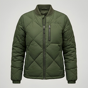 Custom <b>Women's</b> Puffer <b>Jacket</b> Winter Warm Stylish <b>Jacket</b> Breathable Water Resistant Zippered Pocket Quilted <b>Jacket</b> OEM Service - Product Image 1