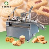Machine à biscuits multifonctionnelle pour la production à micro-échelle de sandwichs et de biscuits, avec système de remplissage automatique, pour usage commercial