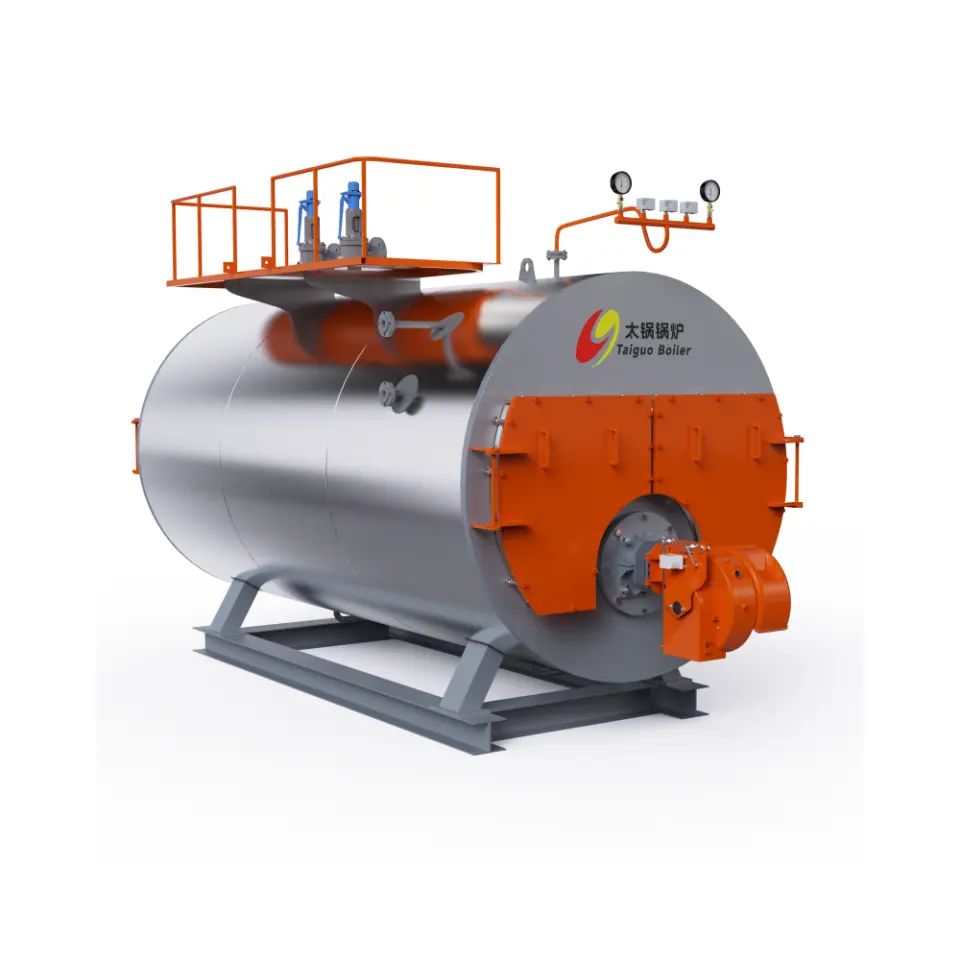 1.4MW-17.5MW pressione atmosferica controllo automatico gasolio caldaia ad acqua calda riscaldamento per aiutare la produzione e l'elaborazione