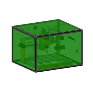 Fenêtres acryliques de sécurité de laser d'EN12254 PMMA pour l'échantillon 10x10cm de Protection de découpeuse de laser de fibre - Product Image 1